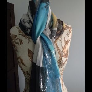 Elie Tahari scarf with beading